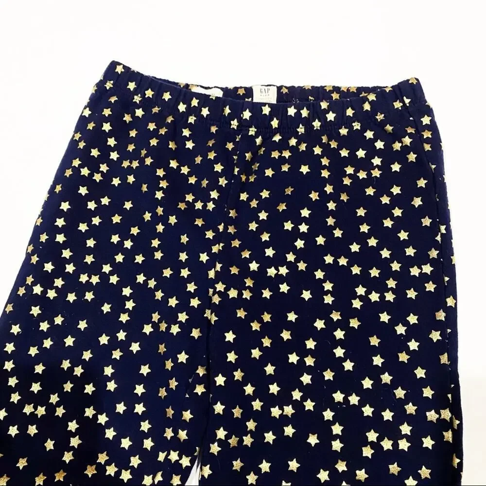 Gap Star Leggings Sz XXL (14-16) Navy Blue Star Leggings